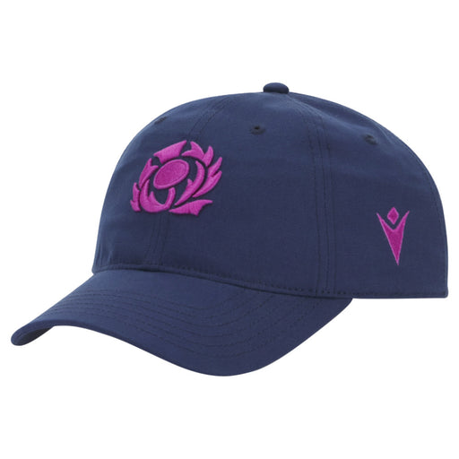 2025-2026 Scotland Rugby Dad Cap (Navy) Product - Headwear Macron