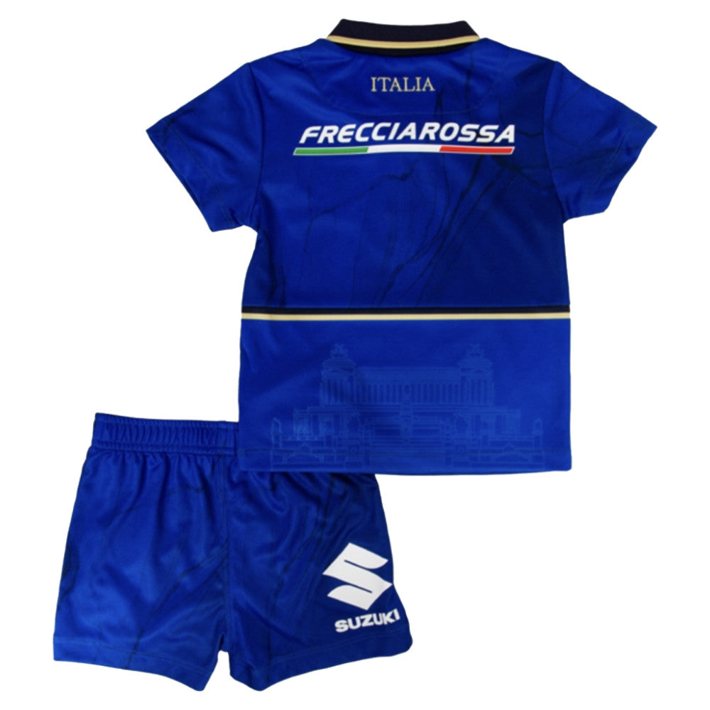 2025-2026 Italy Rugby FIR Home Mini Kit Product - Football Shirts Macron