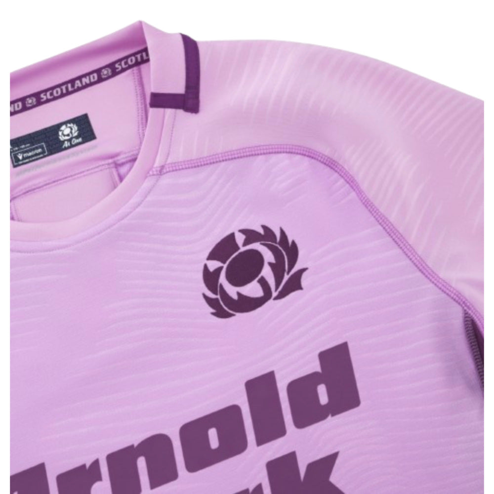 2025-2026 Scotland Rugby Away Slim Fit Shirt Product - Football Shirts Macron
