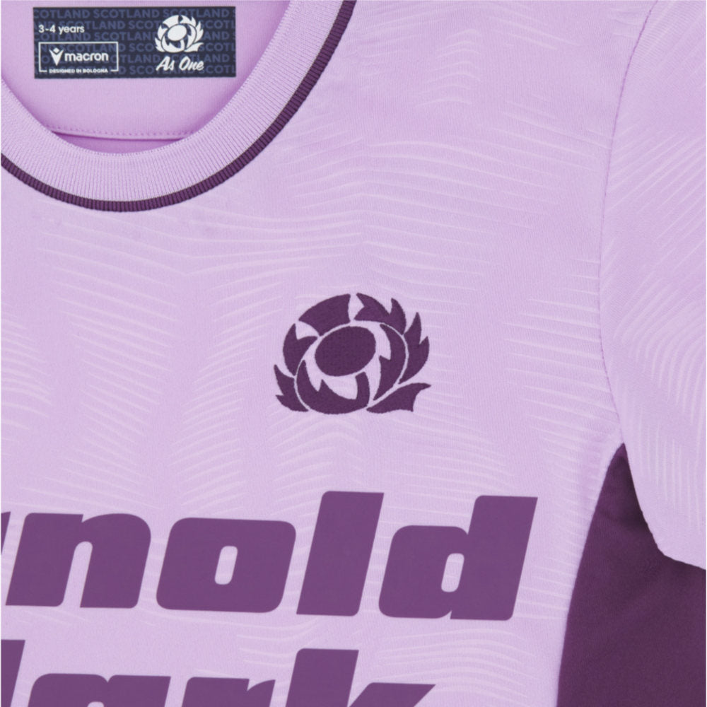 2025-2026 Scotland Rugby Away Mini Shirt (1-6 Years) Product - Football Shirts Macron