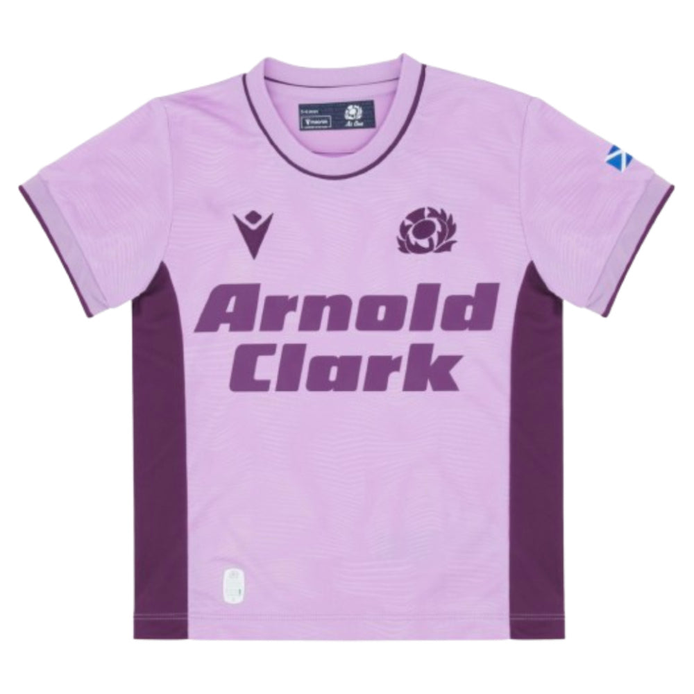 2025-2026 Scotland Rugby Away Mini Shirt (1-6 Years) (Your Name) Product - Hero Shirts Macron