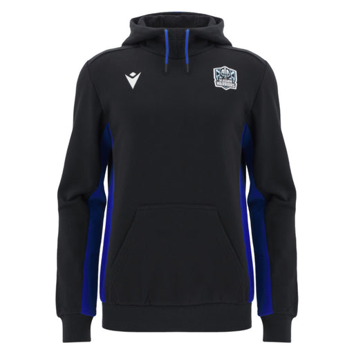 2025-2026 Glasgow Warriors Rugby Travel Hoody (Black) Product - Hoodies Macron