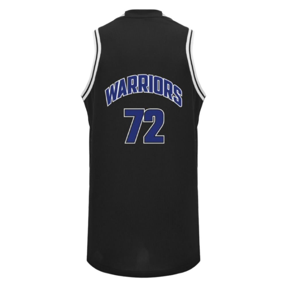 2025-2026 Glasgow Warriors Basketball Singlet (Black) Product - Sleeveless Macron