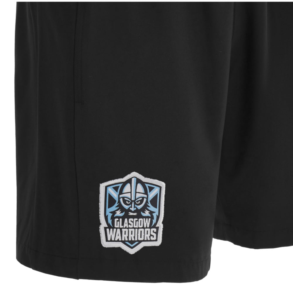 2025-2026 Glasgow Warriors Training Bermuda Shorts (Black) Product - Shorts Macron