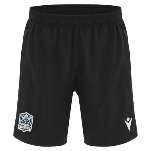 2025-2026 Glasgow Warriors Training Bermuda Shorts (Black) Product - Shorts Macron