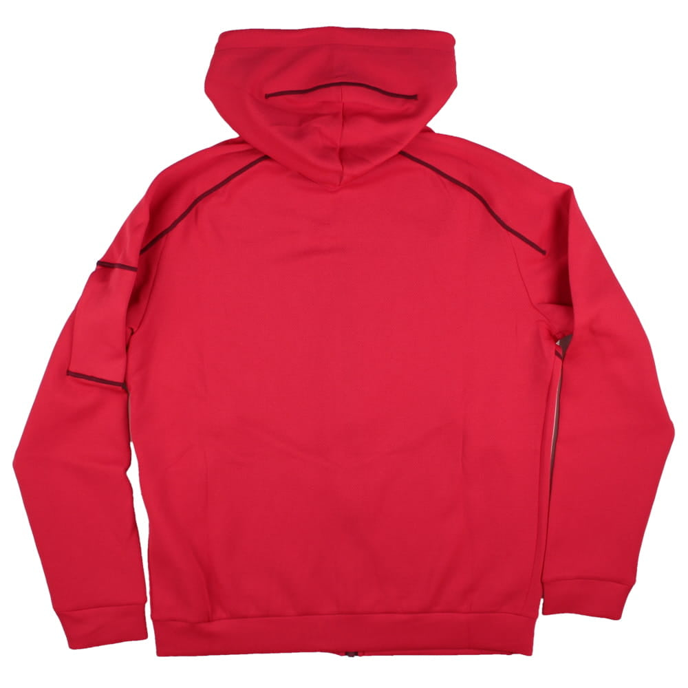 2025-2026 Wales WRU Ath Travel Tech Hoody (Red) Product - Hoodies Macron