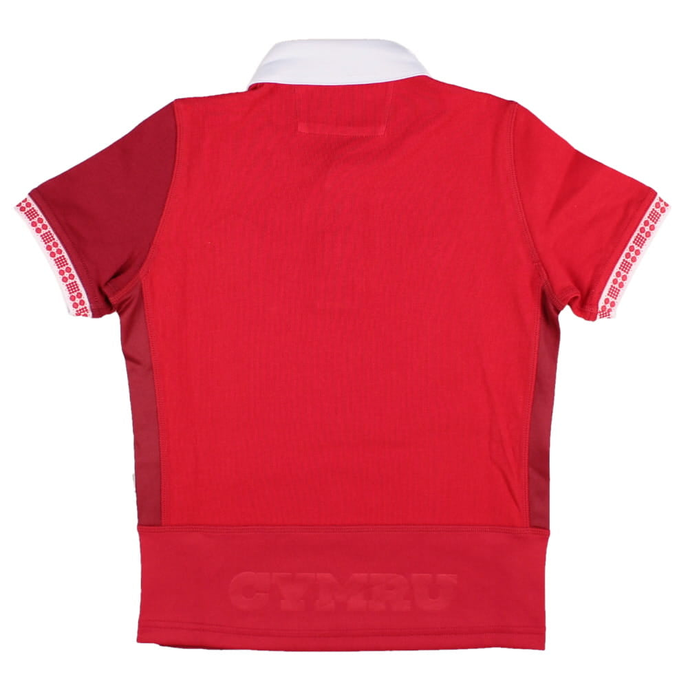 2025-2026 Wales WRU Home Cotton Rugby Shirt (Kids) Product - Football Shirts Macron