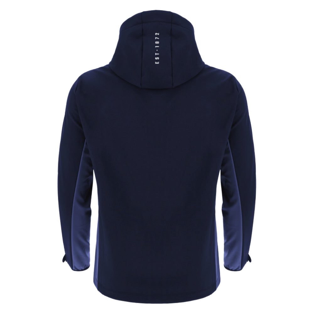 2025-2026 Edinburgh Rugby Softshell Jacket (Navy) Product - Jackets Macron