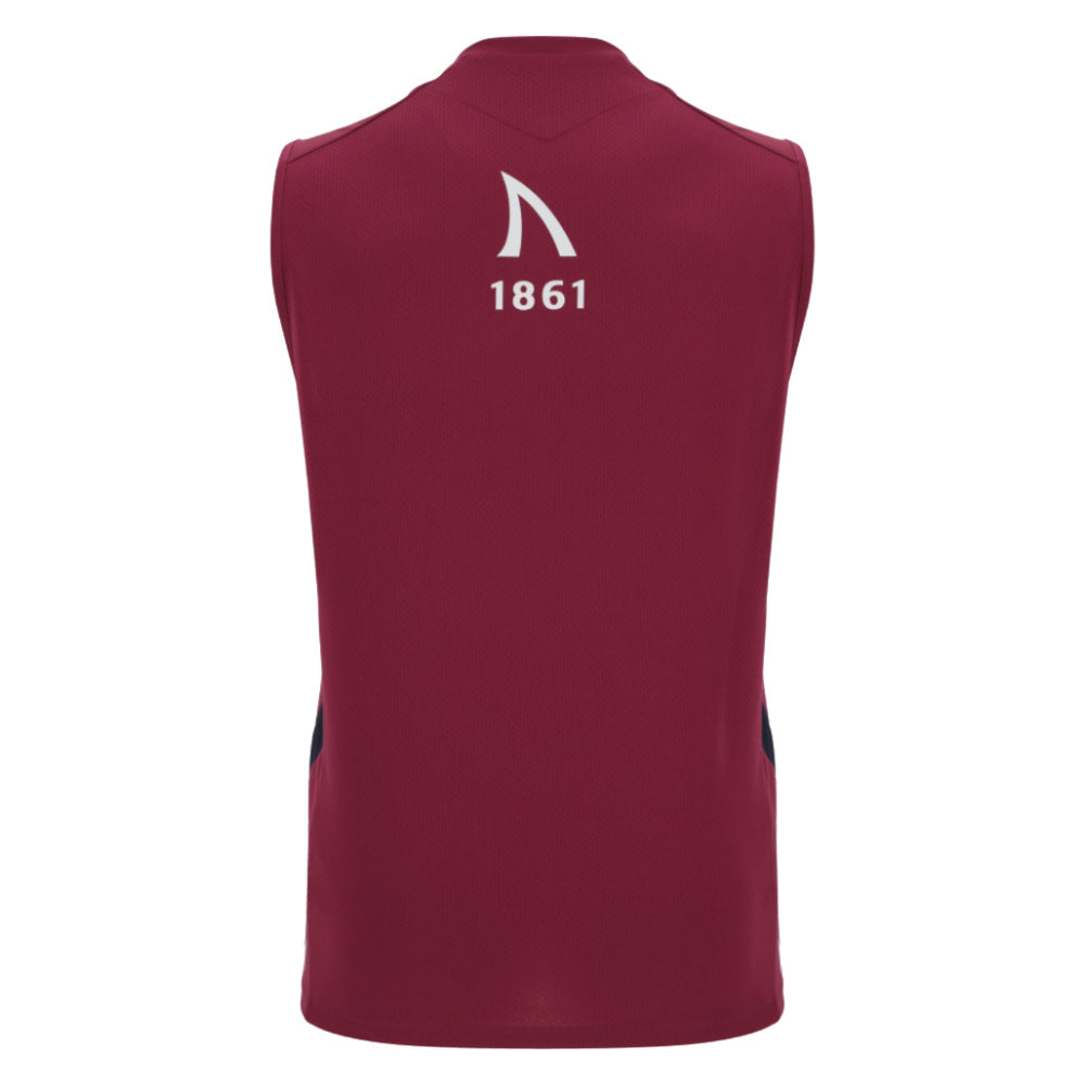 2025-2026 Sale Sharks Training Poly Sleeveless Shirt Product - Sleeveless Macron