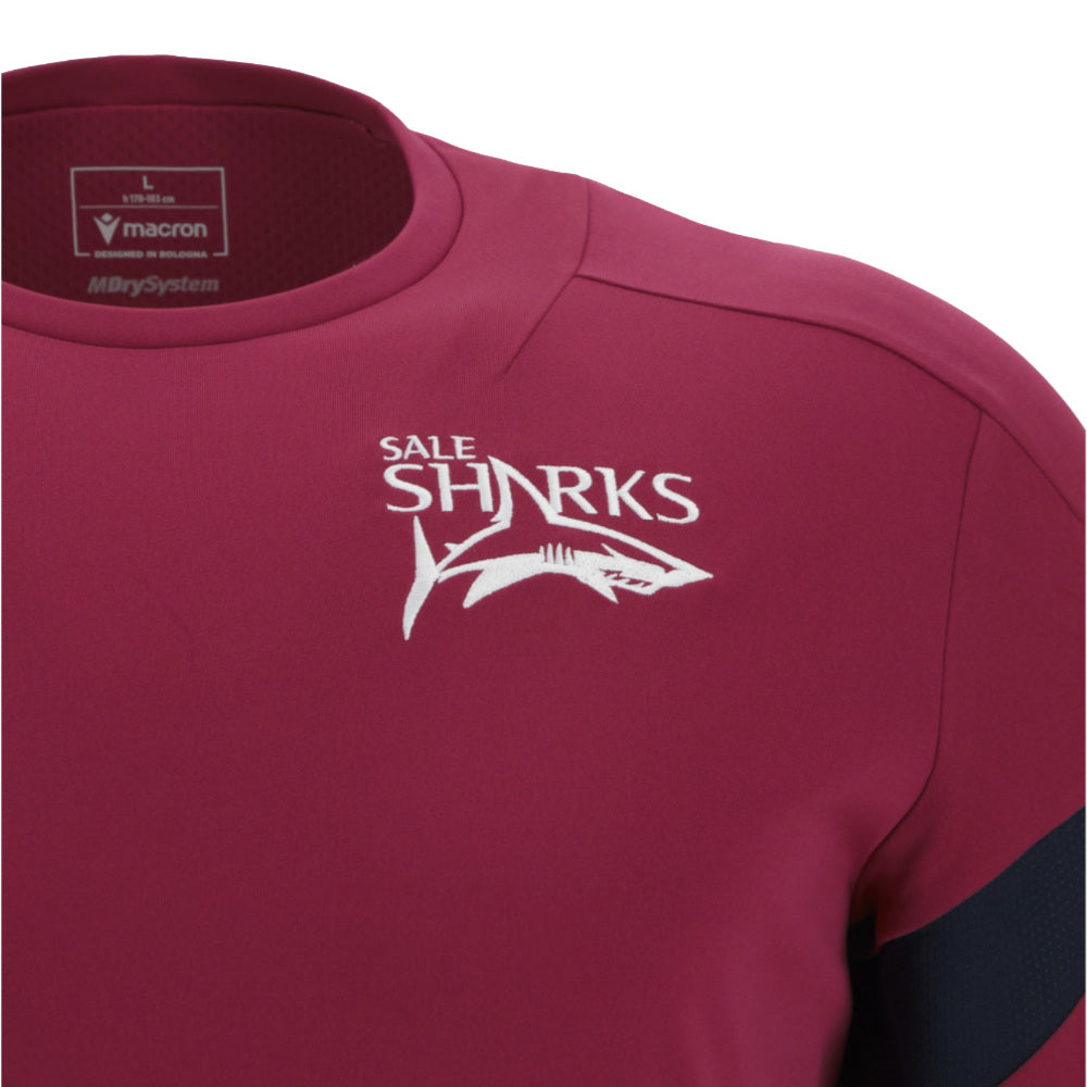 2025-2026 Sale Sharks Training Poly Shirt Product - Training Shirts Macron