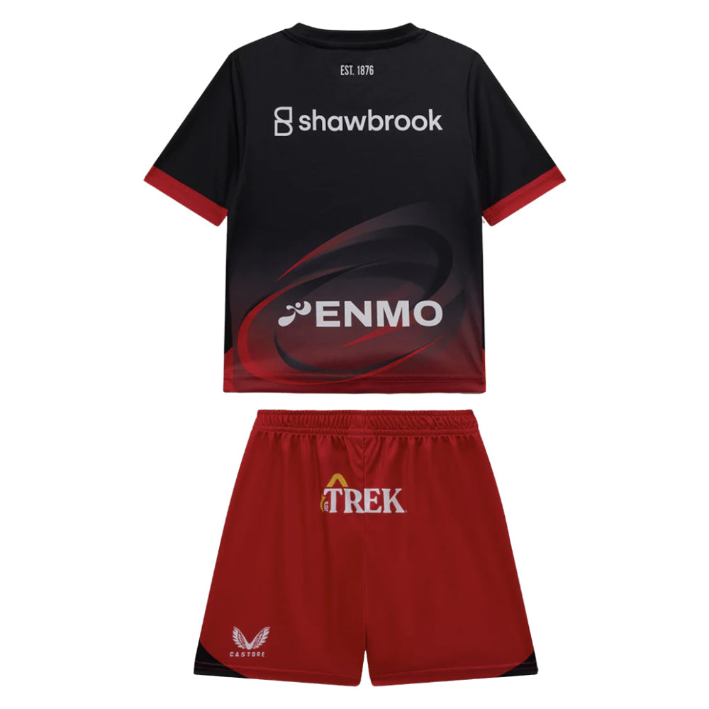 2025-2026 Saracens Home Rugby Infant Kit (Your Name) Product - Hero Shirts Castore