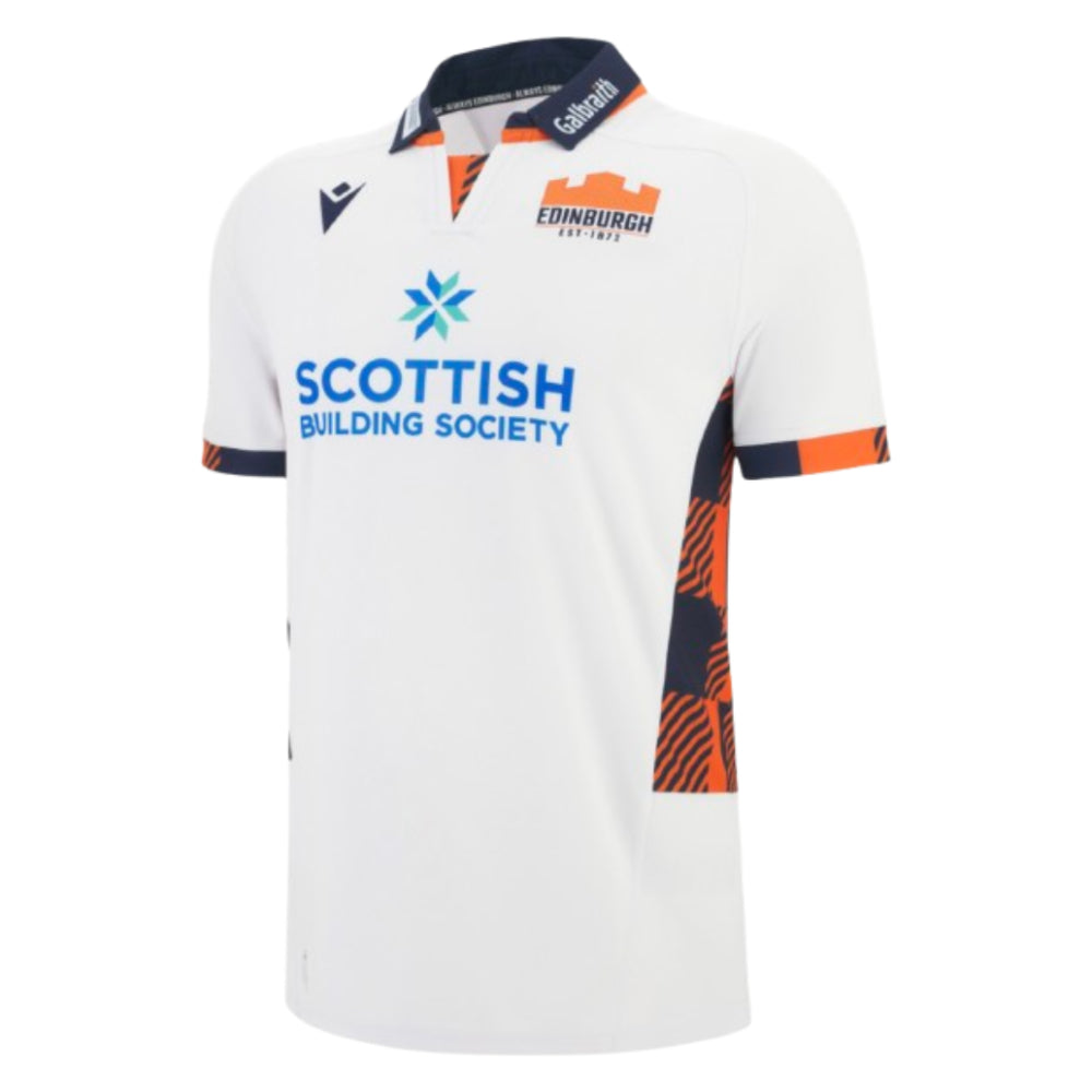 2025-2026 Edinburgh Rugby Away Replica Shirt Product - Football Shirts Macron