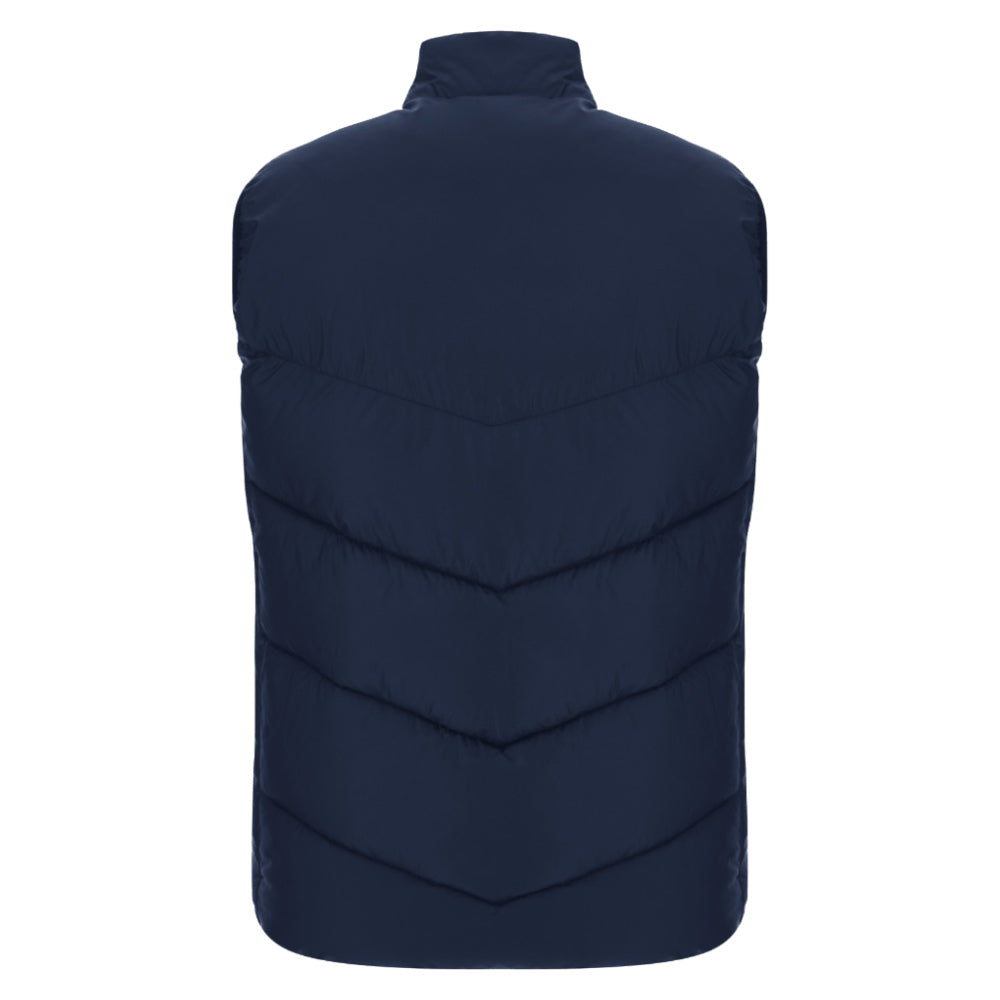 2025-2026 Sale Sharks Padded Gilet (Navy) Product - Jackets Macron