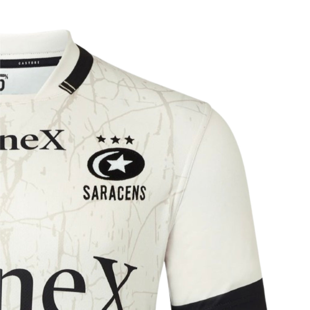 2025-2026 Saracens Away Rugby Shirt Product - Football Shirts Castore