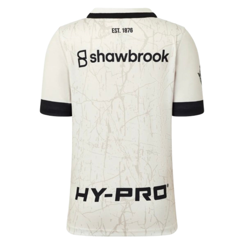 2025-2026 Saracens Away Rugby Shirt (Kids) (Your Name) Product - Hero Shirts Castore