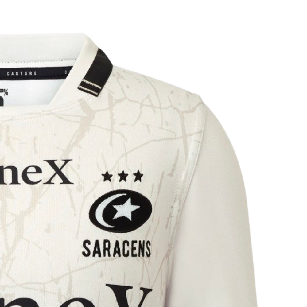 2025-2026 Saracens Away Rugby Shirt (Kids) Product - Football Shirts Castore