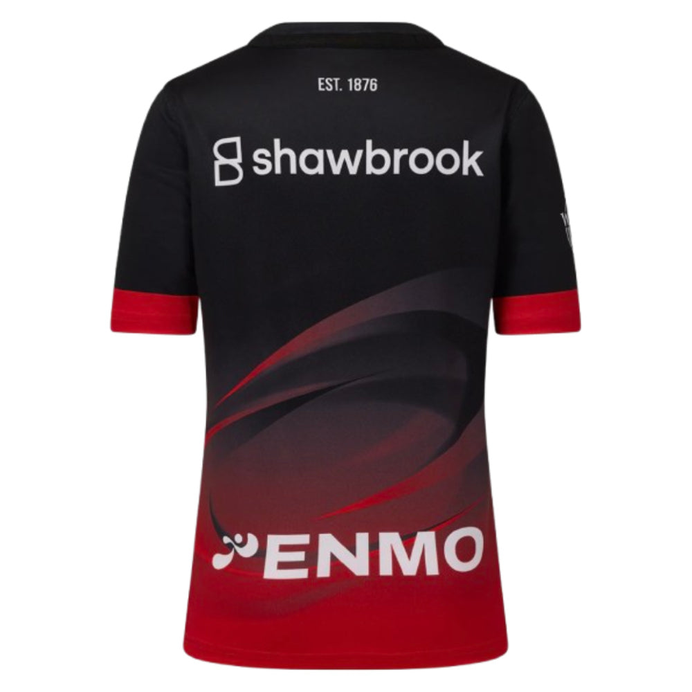 2025-2026 Saracens Home Rugby Shirt (Kids) (Your Name) Product - Hero Shirts Castore