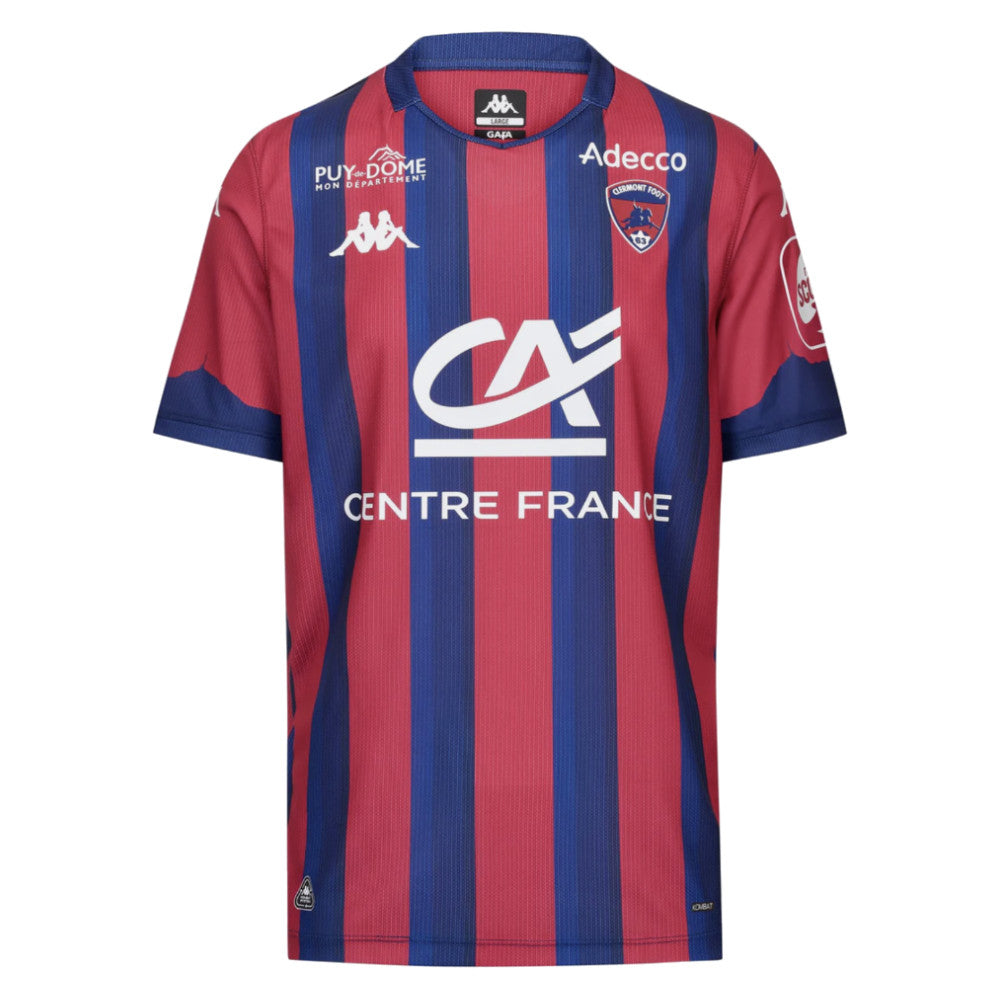 2025-2026 Clermont Home Shirt Product - Football Shirts Kappa