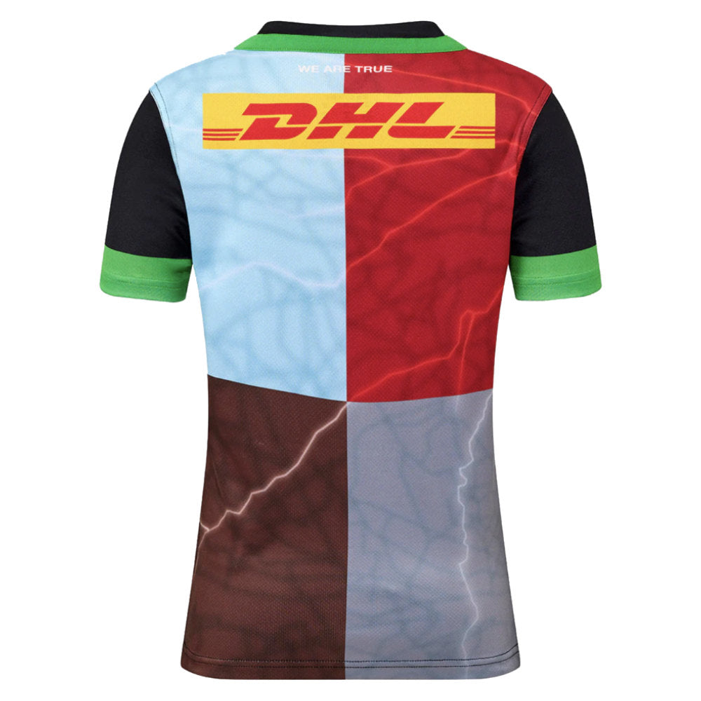 2025-2026 Harlequins Home Rugby Shirt (Kids) (Your Name) Product - Hero Shirts Castore