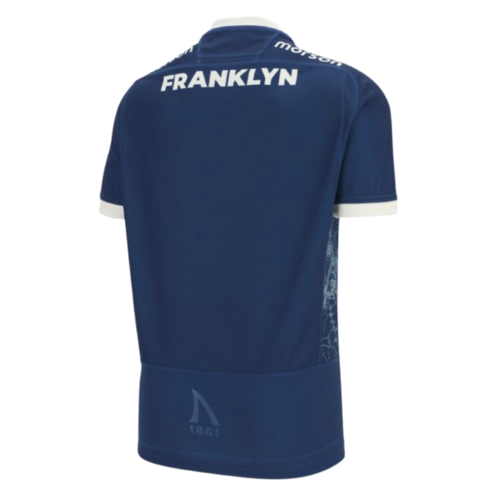 2025-2026 Sale Sharks Home Poly Rugby Shirt Product - Football Shirts Macron