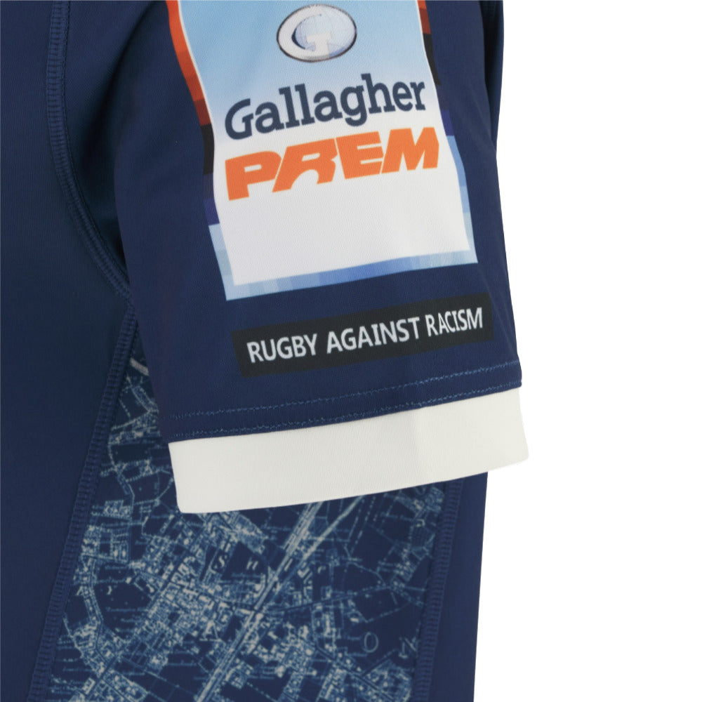 2025-2026 Sale Sharks Home Poly Rugby Shirt Product - Football Shirts Macron