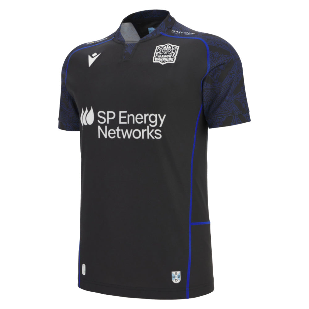 2025-2026 Glasgow Warriors Home Rugby Shirt (Your Name) Product - Hero Shirts Macron