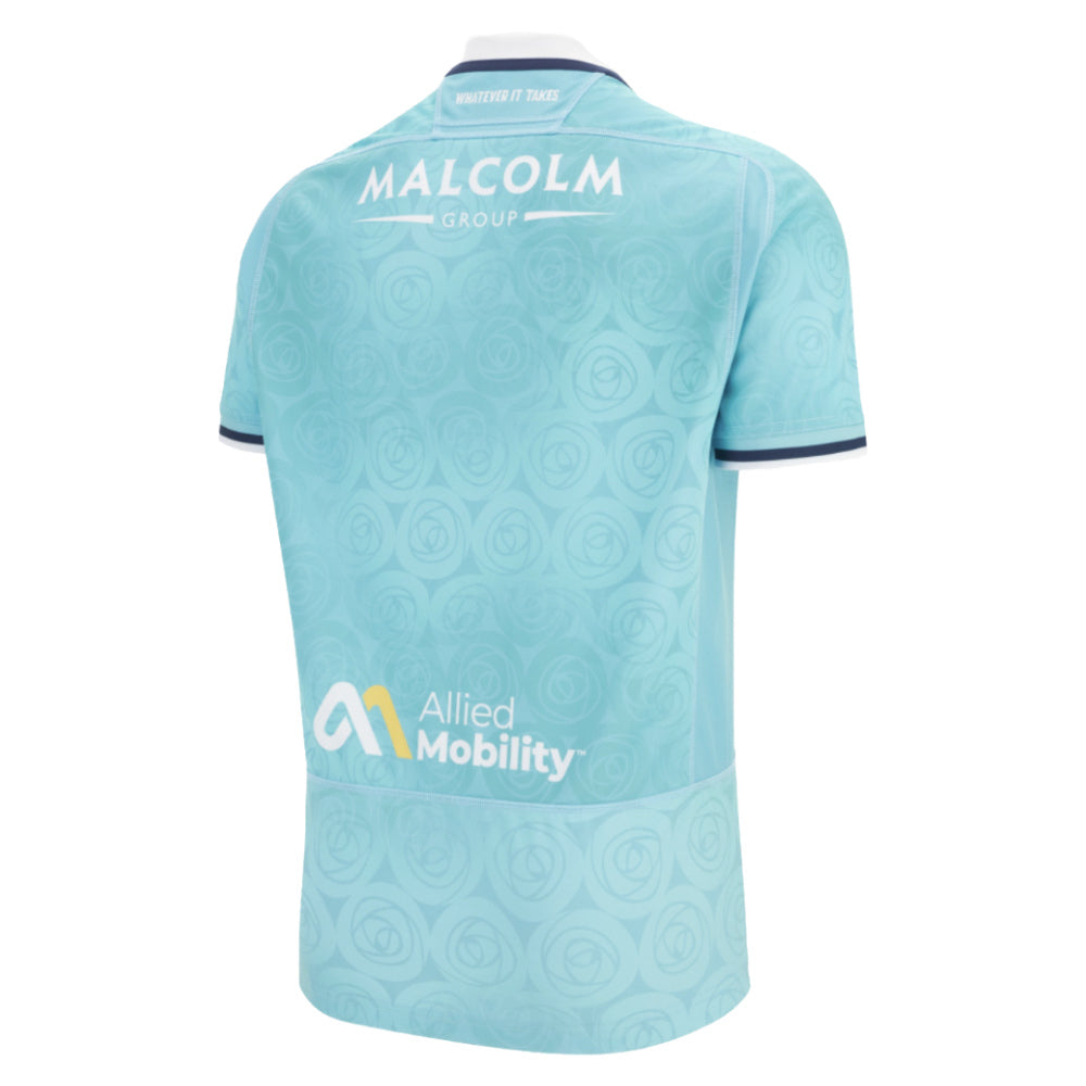 2025-2026 Glasgow Warriors Away Rugby Shirt Product - Football Shirts Macron