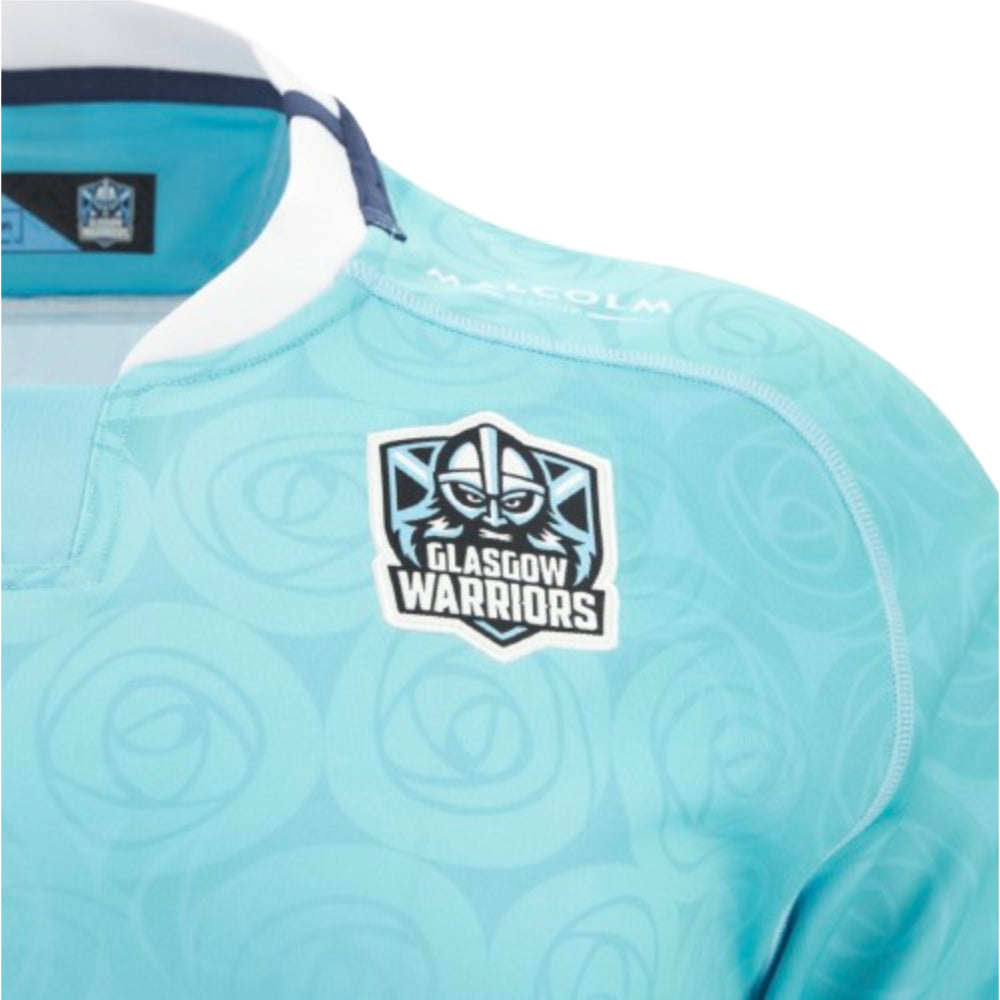 2025-2026 Glasgow Warriors Away Rugby Shirt Product - Football Shirts Macron