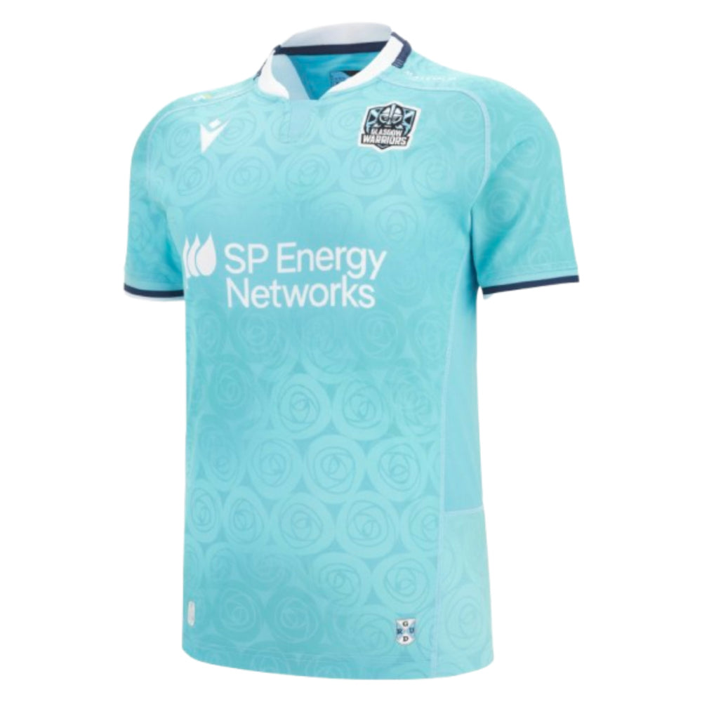 2025-2026 Glasgow Warriors Away Rugby Shirt Product - Football Shirts Macron