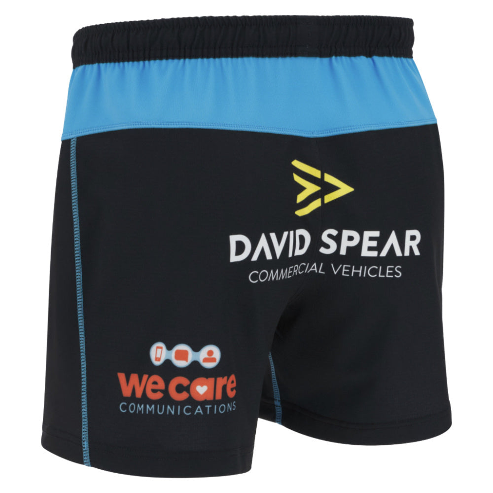 2025-2026 Cardiff Rugby Home Shorts (Black) Product - Shorts Macron