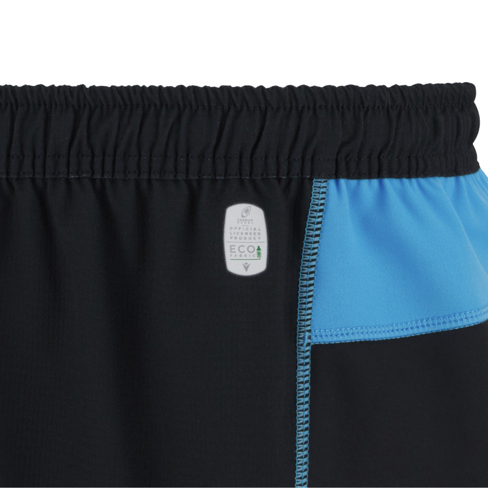 2025-2026 Cardiff Rugby Home Shorts (Black) Product - Shorts Macron