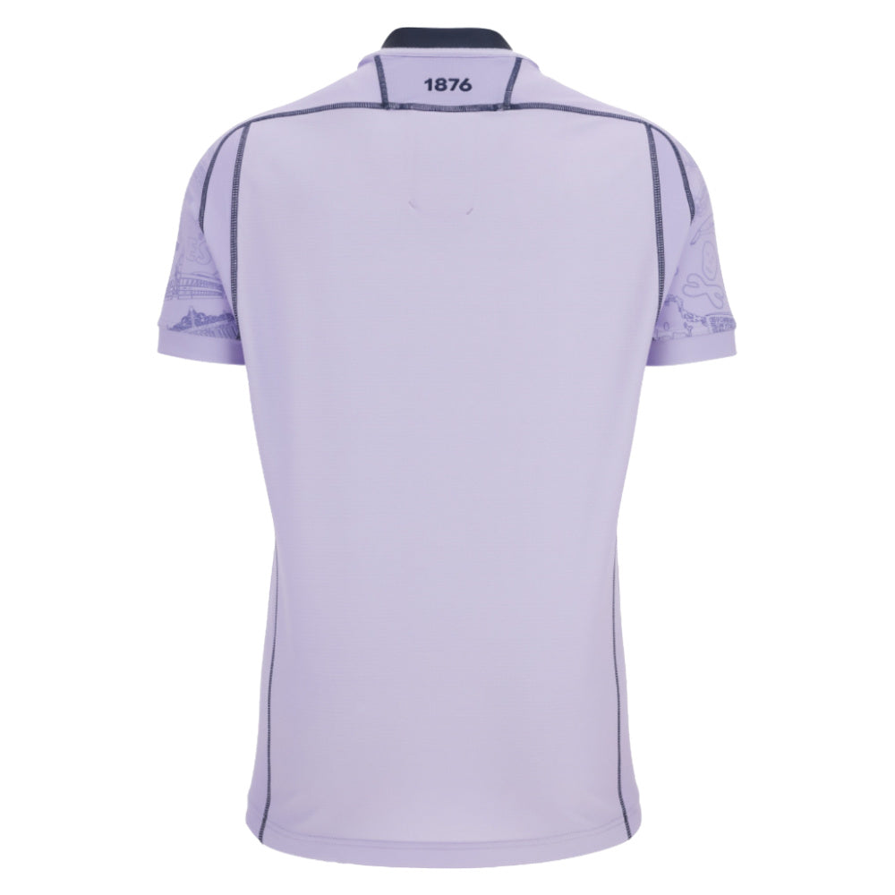 2025-2026 Cardiff Rugby Training Jersey (Lilac) (Your Name) Product - Hero Shirts Macron
