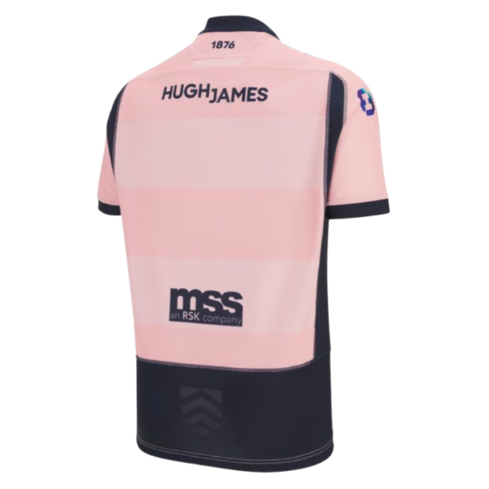 2025-2026 Cardiff Rugby Away Poly Replica Shirt (Your Name) Product - Hero Shirts Macron