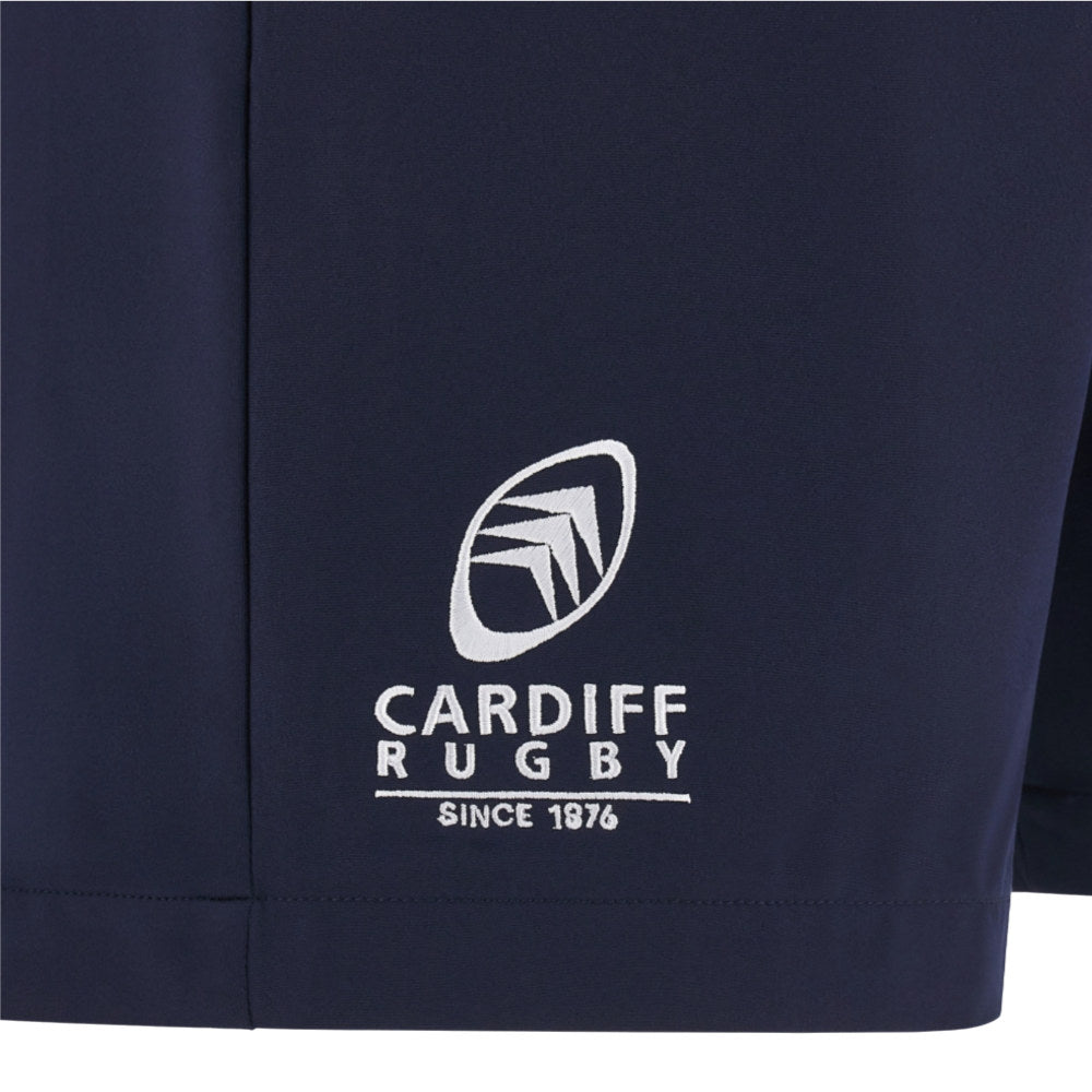 2025-2026 Cardiff Blues Training Bermuda Shorts (Navy) Product - Shorts Macron