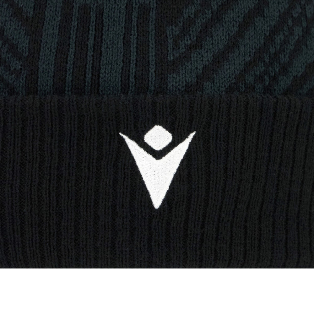 2025-2026 Ospreys Rugby Custom Pom Pom Beanie (Black) Product - Headwear Macron