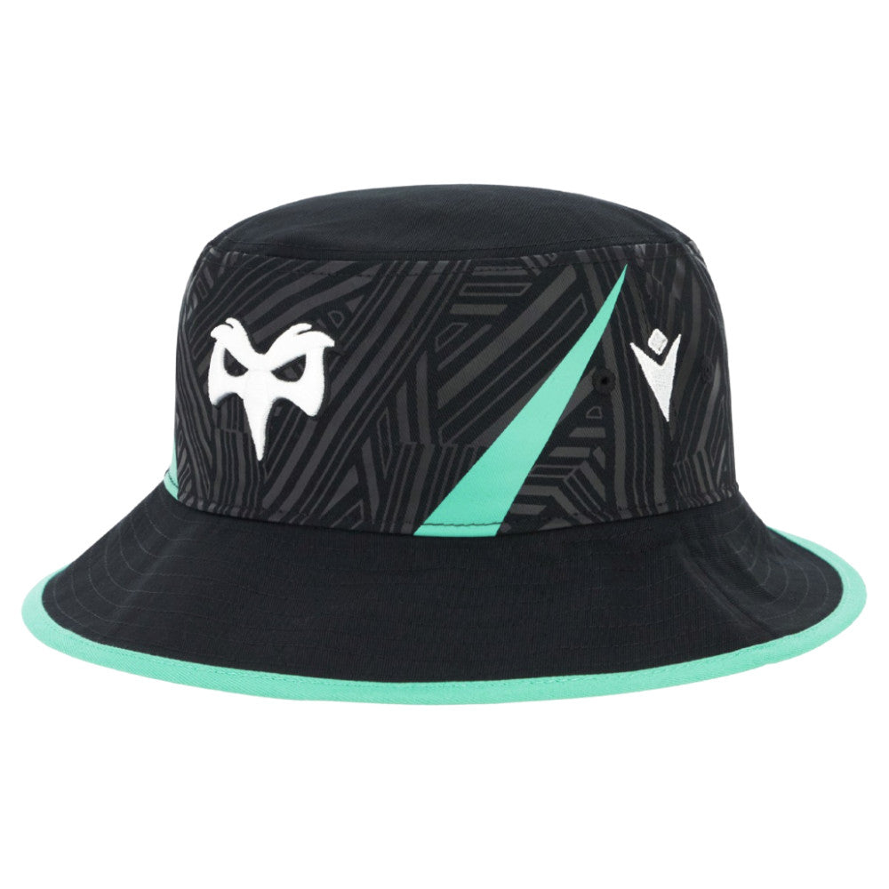 2025-2026 Ospreys Rugby Custom Bucket Hat (Black) Product - Headwear Macron
