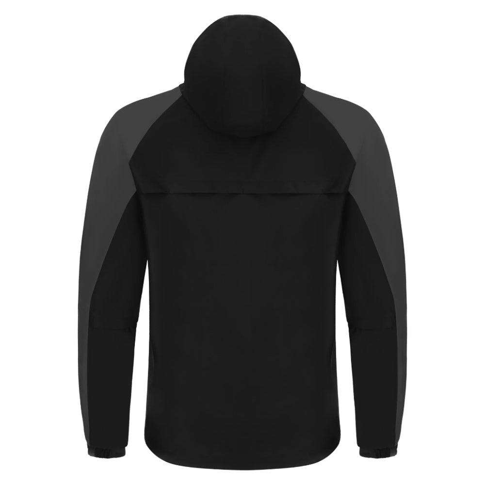 2025-2026 Ospreys Rugby Rain Jacket (Black) Product - Jackets Macron