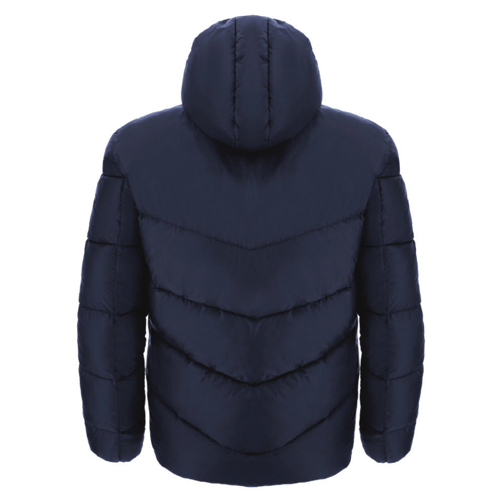 2025-2026 Cardiff Blues Padded Bomber Jacket (Navy) Product - Jackets Macron