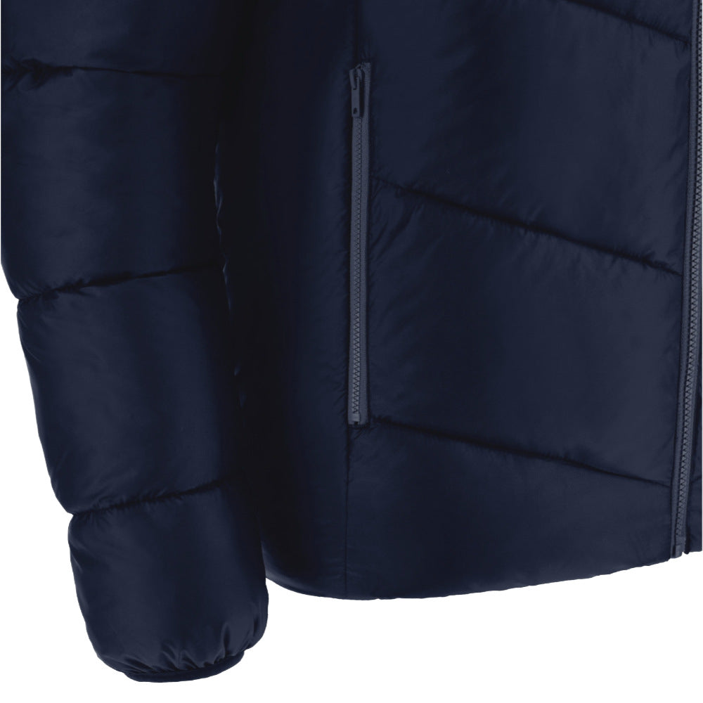 2025-2026 Cardiff Blues Padded Bomber Jacket (Navy) Product - Jackets Macron
