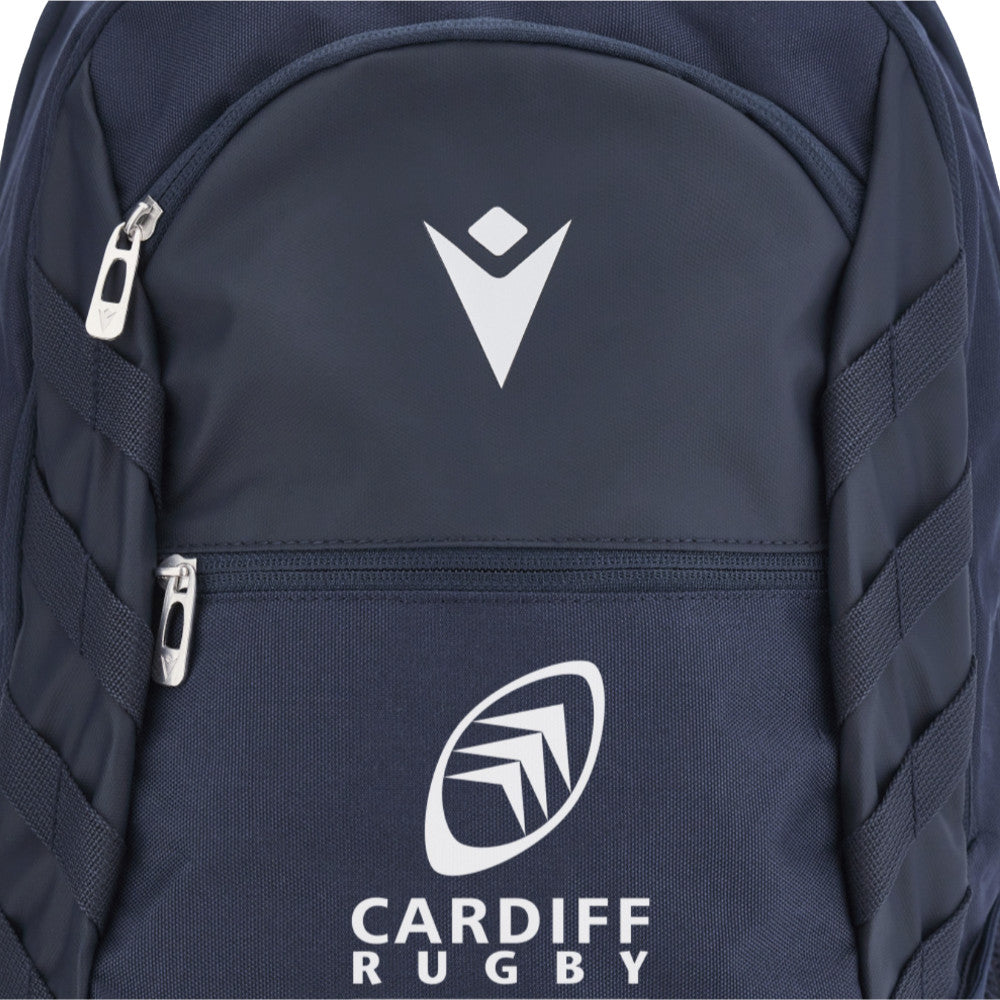 2025-2026 Cardiff Blues Ath Backpack (Navy) Product - Bags Macron