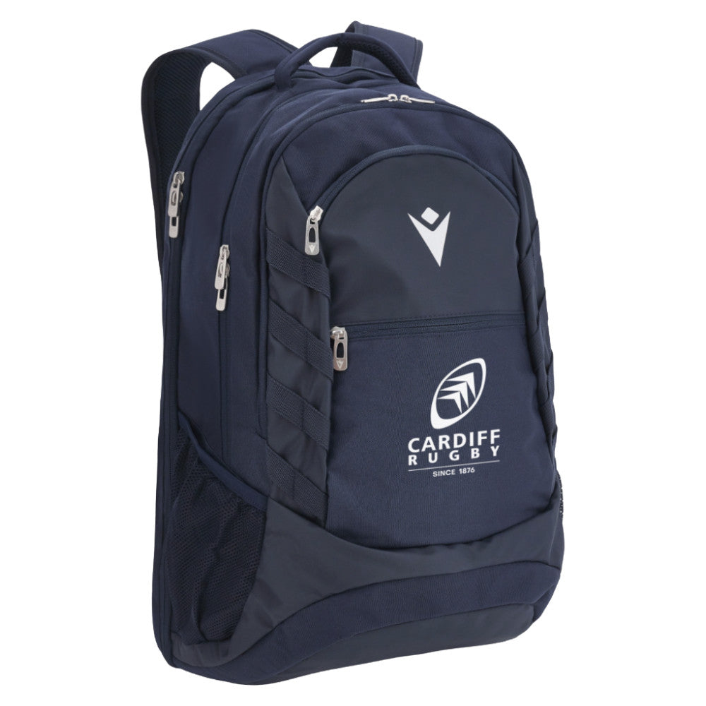 2025-2026 Cardiff Blues Ath Backpack (Navy) Product - Bags Macron