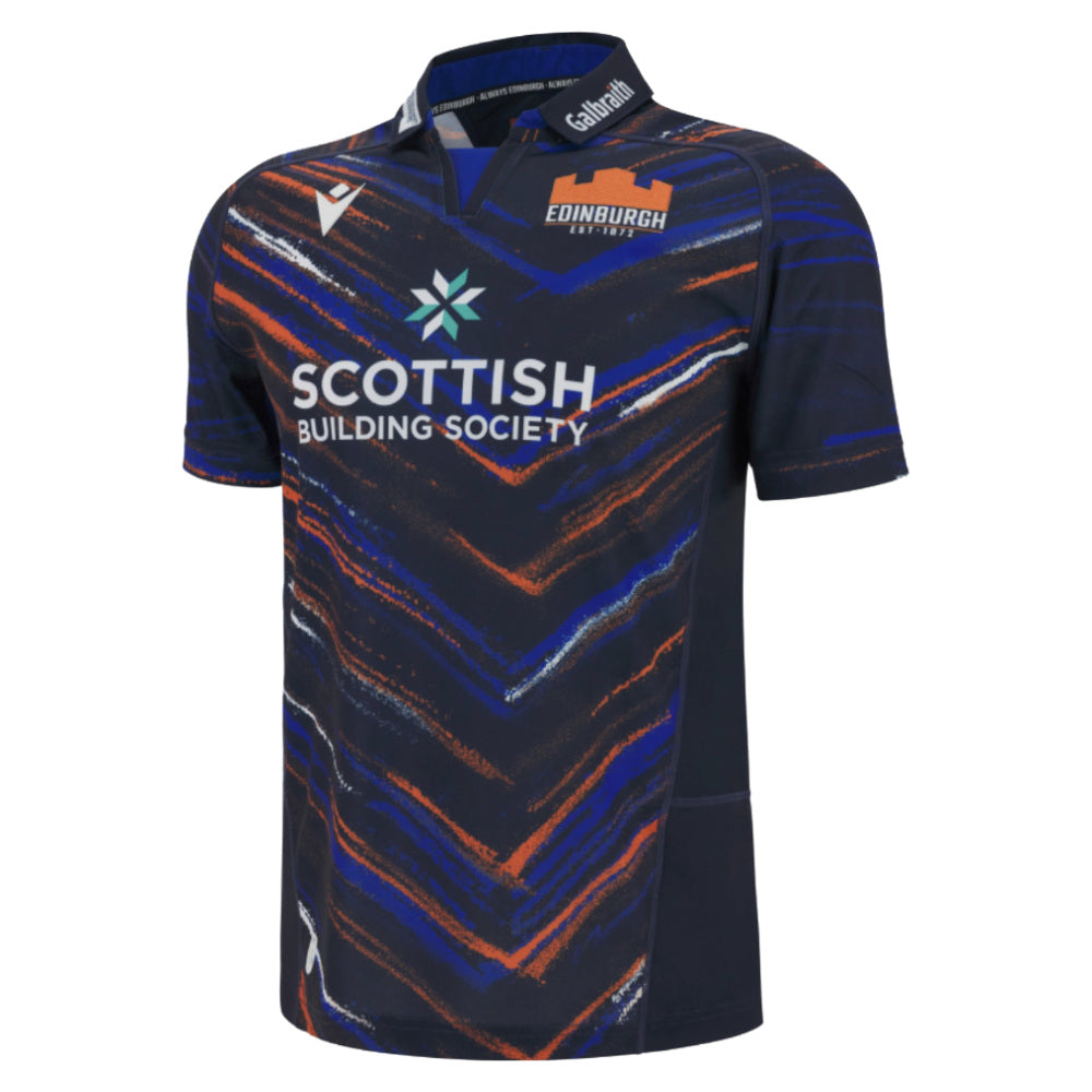 2025-2026 Edinburgh Rugby Home Shirt (Kids) (Your Name) Product - Hero Shirts Macron