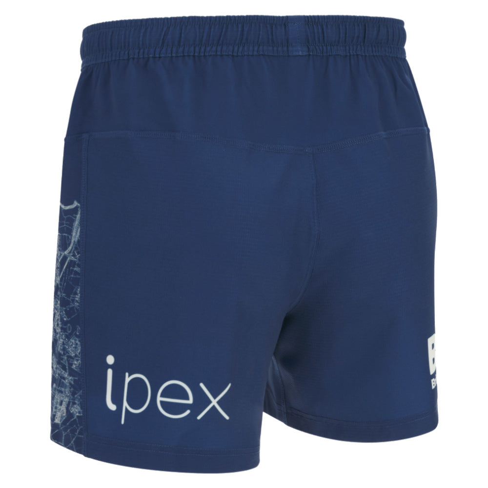 2025-2026 Sale Sharks Home Rugby Shorts (Navy) Product - Shorts Macron