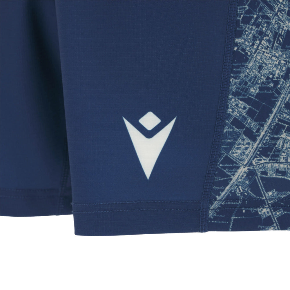 2025-2026 Sale Sharks Home Rugby Shorts (Navy) Product - Shorts Macron