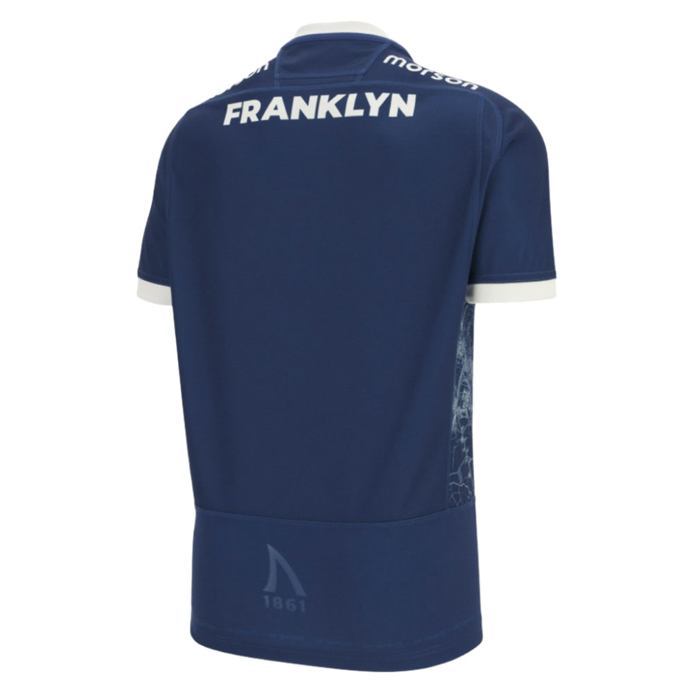 2025-2026 Sale Sharks Home Rugby Shirt (Kids) Product - Football Shirts Macron