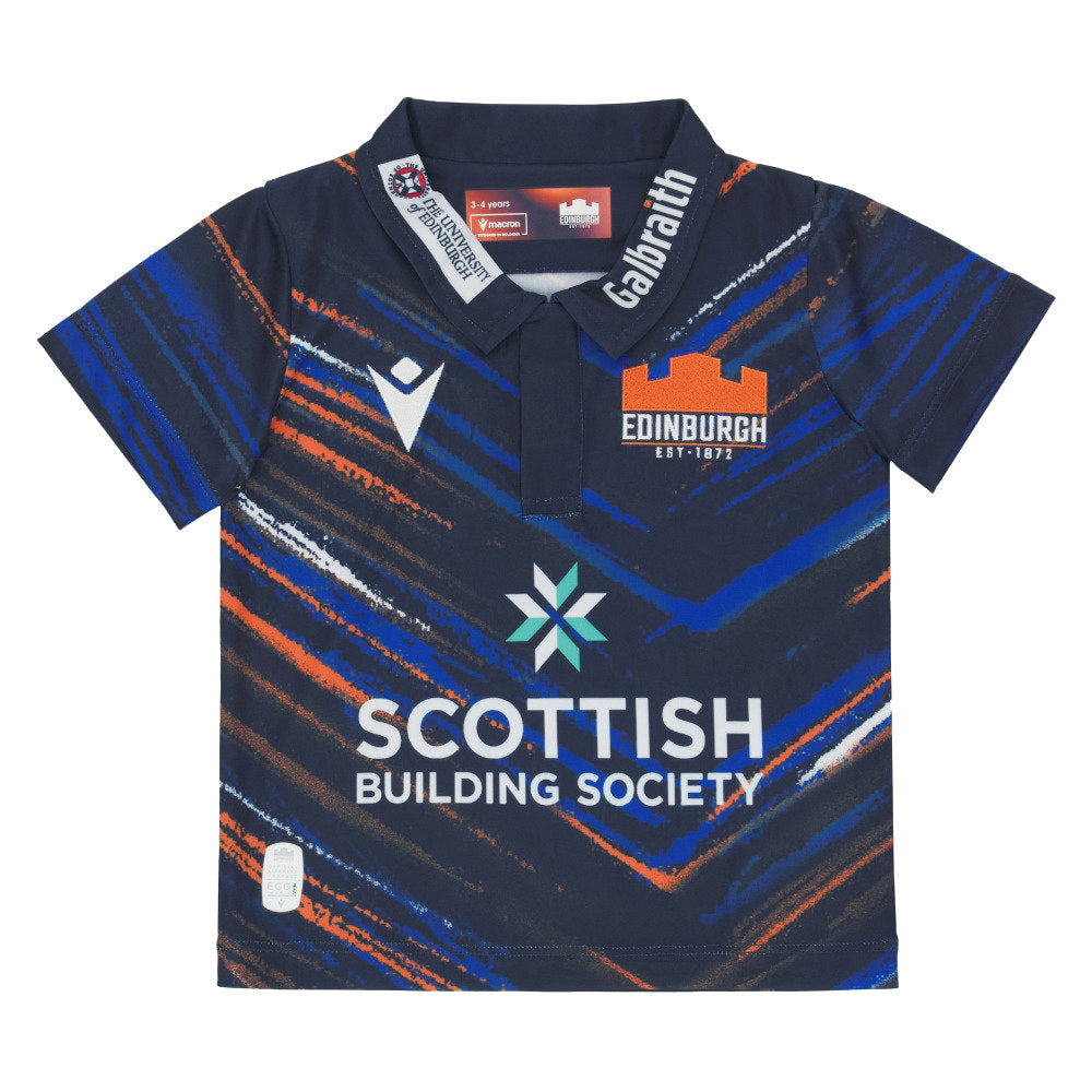 2025-2026 Edinburgh Rugby Home Shirt (Mini) (Your Name) Product - Hero Shirts Macron