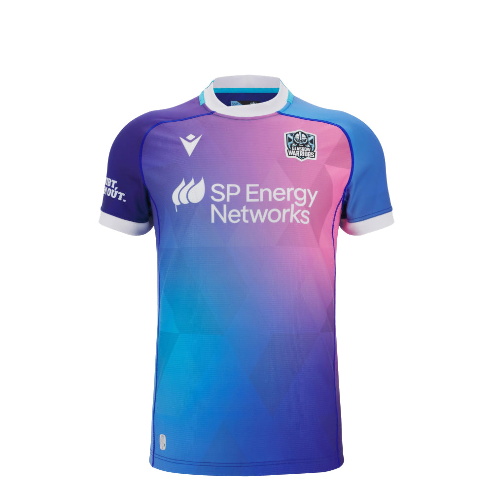 2025-2026 Glasgow Warriors Rugby Training Jersey (Kids) Product - Training Shirts Macron