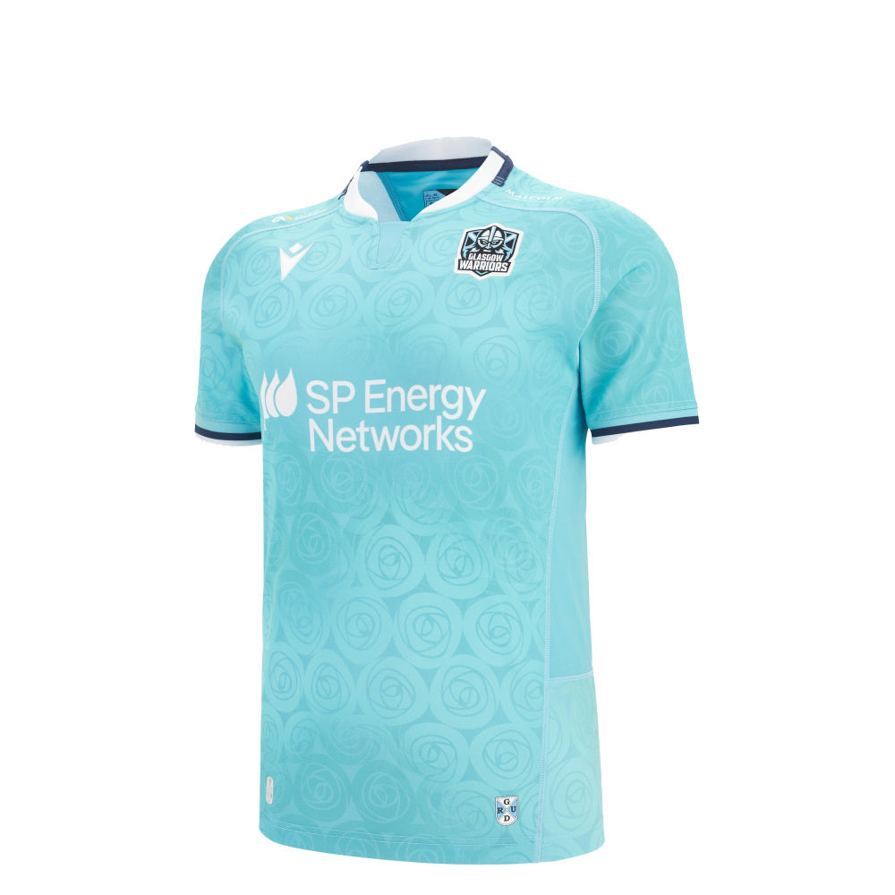 2025-2026 Glasgow Warriors Rugby Away Shirt (Kids) Product - Football Shirts Macron