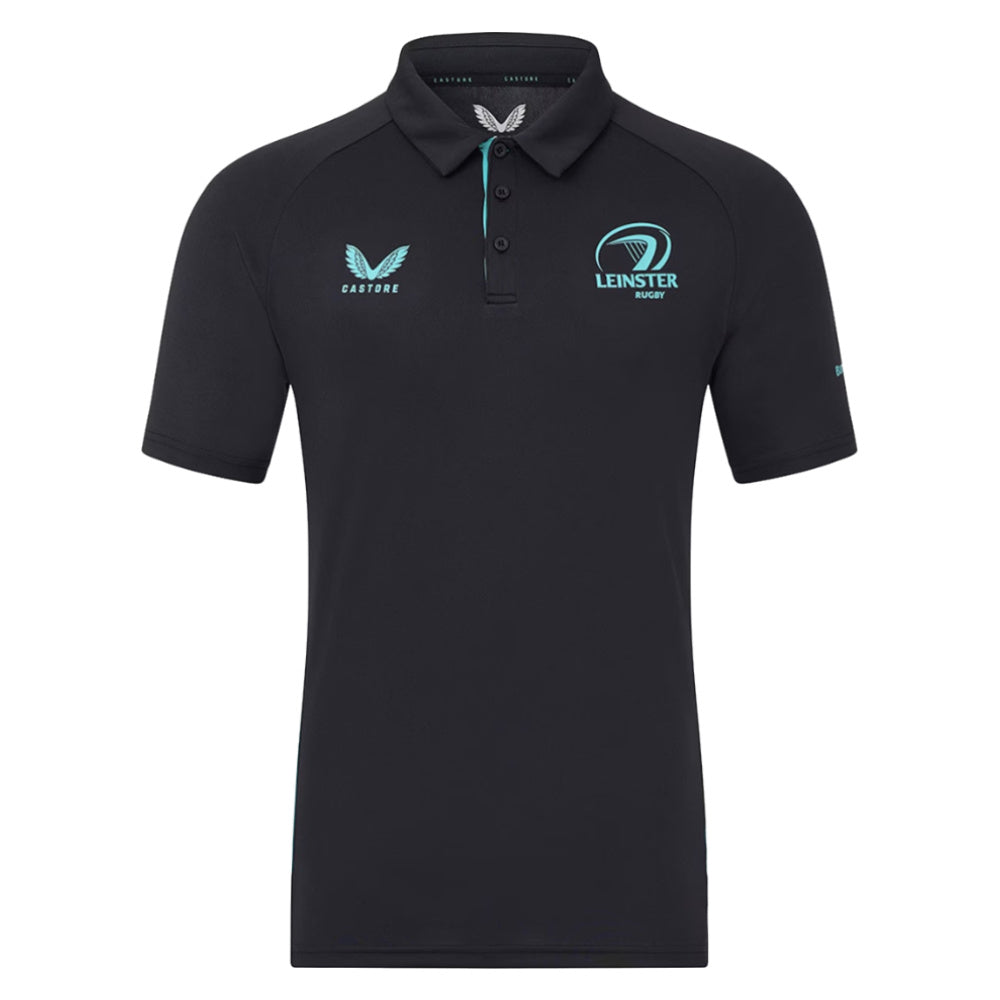 2025-2026 Leinster Rugby Presentation Polo Shirt (Graphite) Product - Polo Shirts Castore