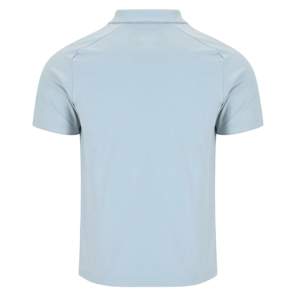 2025-2026 Leinster Rugby Short Sleeve Travel Polo Shirt (Grey Marl) Product - Polo Shirts Castore